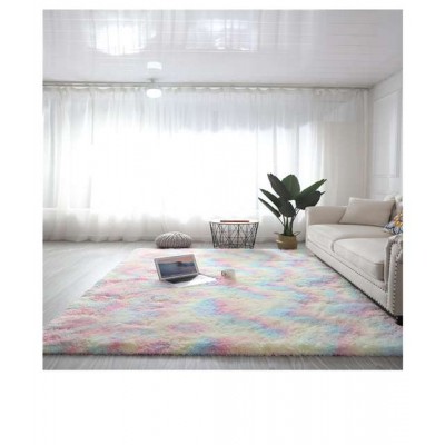 2020 Hot Sale Nice-looking Rug Cheap Shaggy Tie-dye Carpet Stain Resistant Customized Tiles Hall